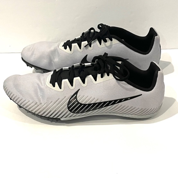 Men's White Nike Zoom Rival M 9  Track Shoe - AH1020-005 (2021) - Picture 2 of 8